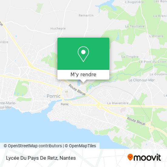 Lycée Du Pays De Retz plan