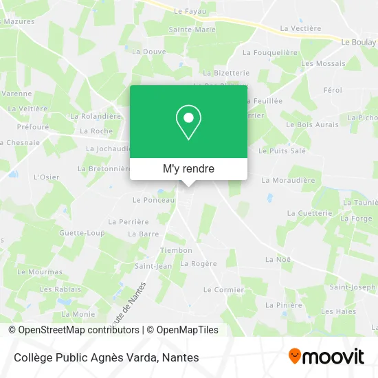 Collège Public Agnès Varda plan