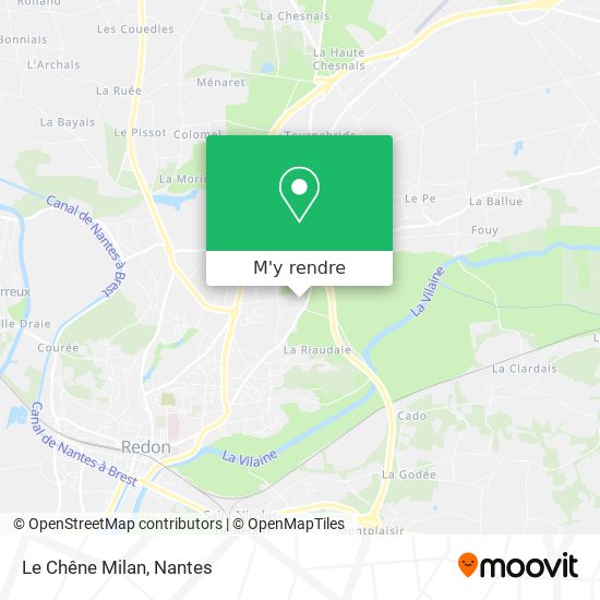 Le Chêne Milan plan