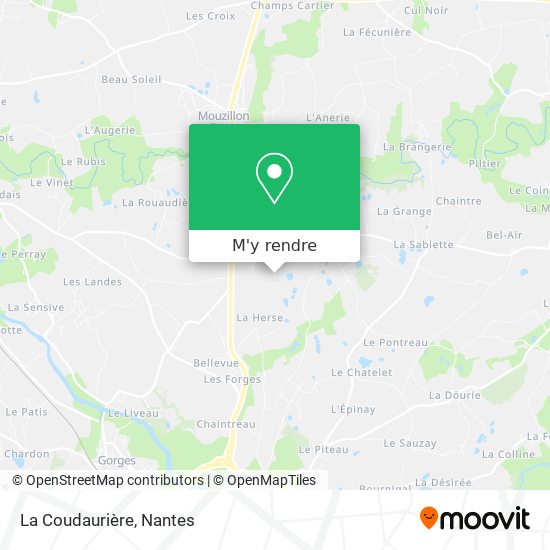 La Coudaurière plan