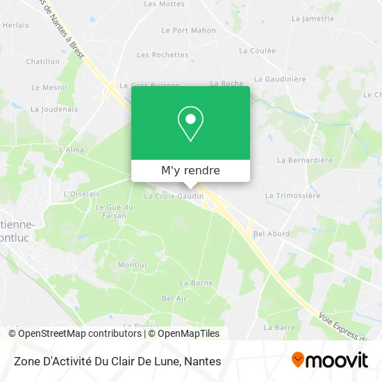 Zone D'Activité Du Clair De Lune plan