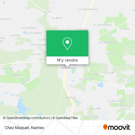 Chez Maquet plan