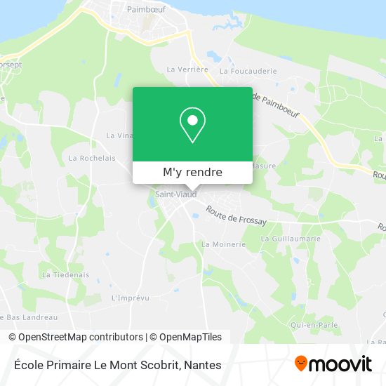École Primaire Le Mont Scobrit plan