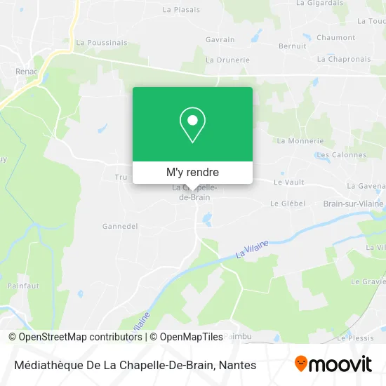 Médiathèque De La Chapelle-De-Brain plan