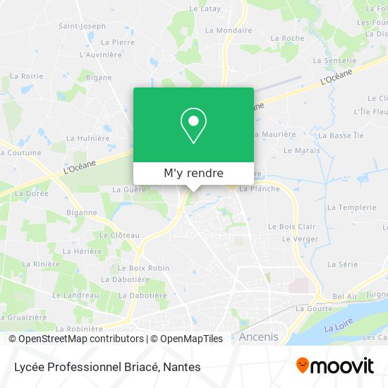 Lycée Professionnel Briacé plan