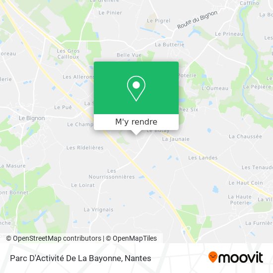 Parc D'Activité De La Bayonne plan