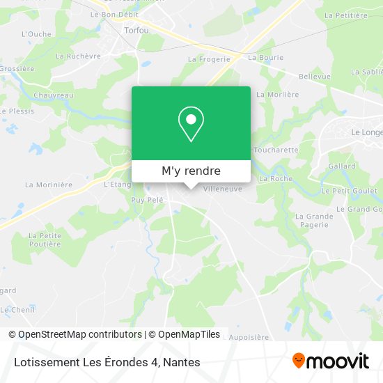 Lotissement Les Érondes 4 plan