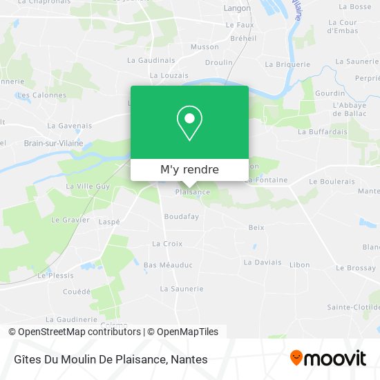 Gîtes Du Moulin De Plaisance plan