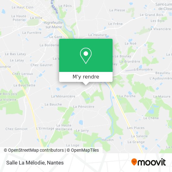 Salle La Mélodie plan