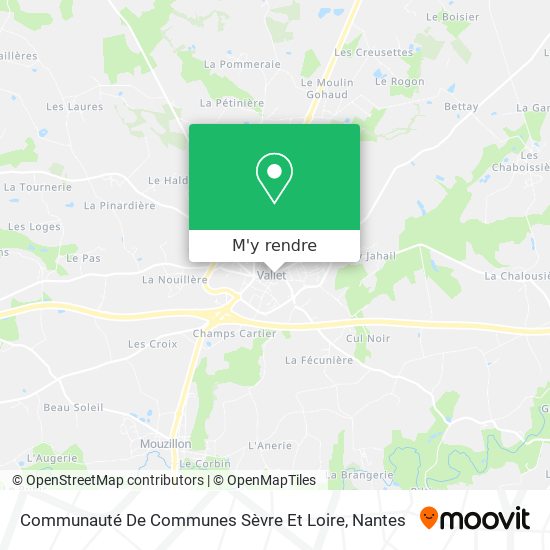 Communauté De Communes Sèvre Et Loire plan