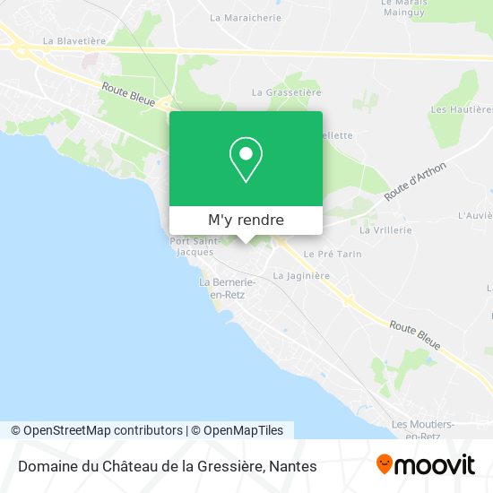 Domaine du Château de la Gressière plan