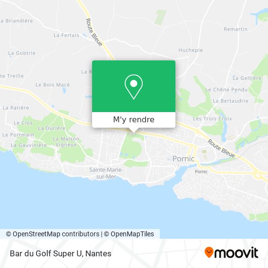 Bar du Golf Super U plan