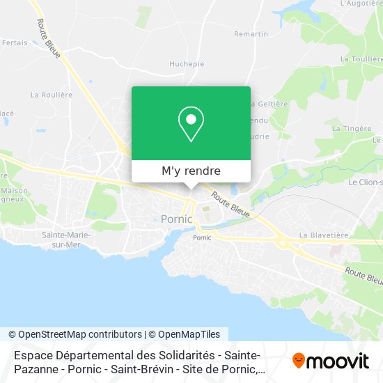 Espace Départemental des Solidarités - Sainte-Pazanne - Pornic - Saint-Brévin - Site de Pornic plan