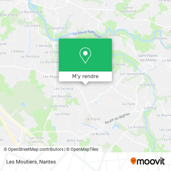 Les Moutiers plan