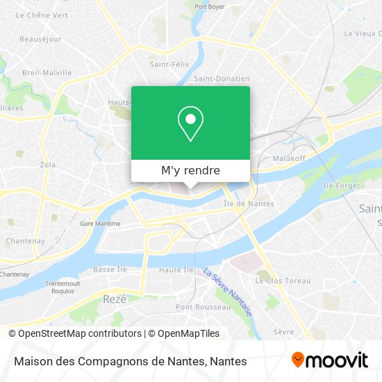 Maison des Compagnons de Nantes plan