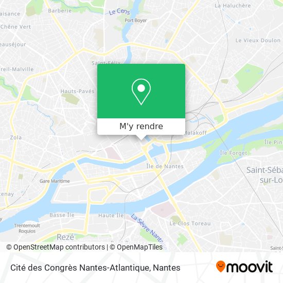 Cité des Congrès Nantes-Atlantique plan