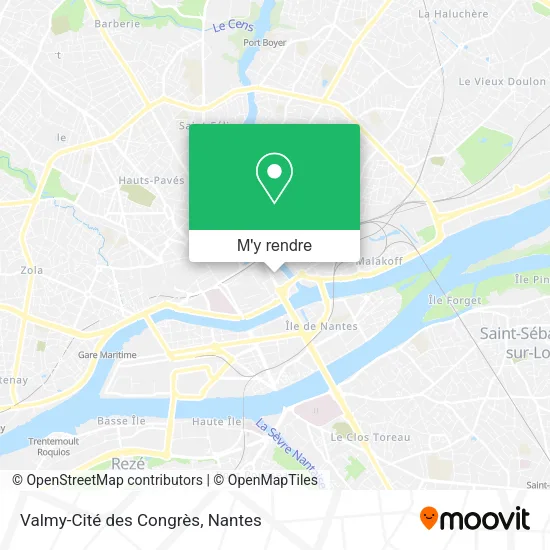 Valmy-Cité des Congrès plan