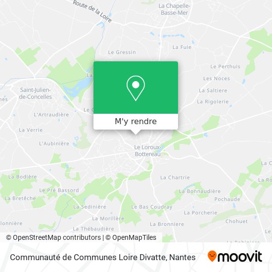 Communauté de Communes Loire Divatte plan