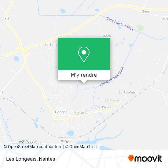 Les Longeais plan