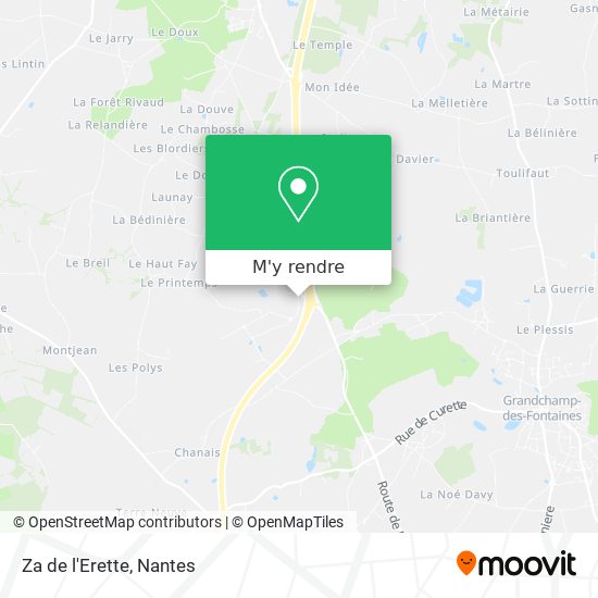 Za de l'Erette plan