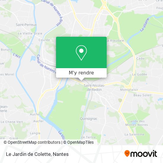Le Jardin de Colette plan