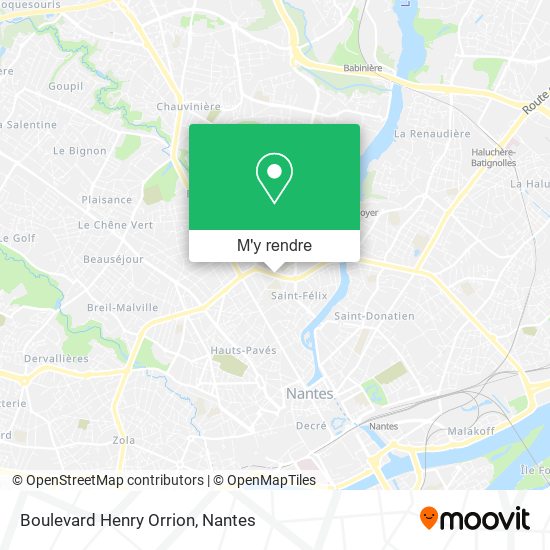 Boulevard Henry Orrion plan