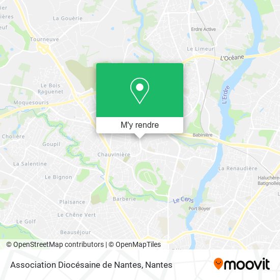 Association Diocésaine de Nantes plan