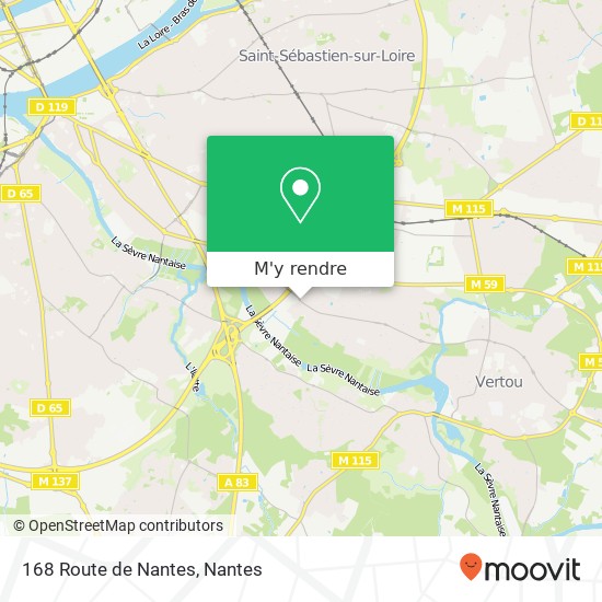 168 Route de Nantes plan