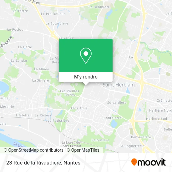 23 Rue de la Rivaudière plan