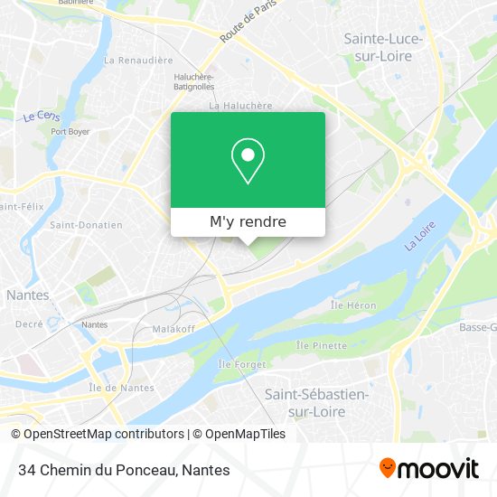 34 Chemin du Ponceau plan