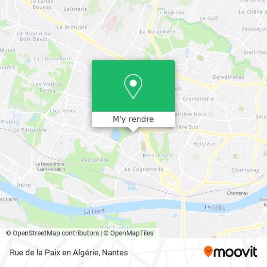 Rue de la Paix en Algérie plan