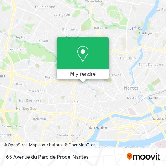 65 Avenue du Parc de Procé plan