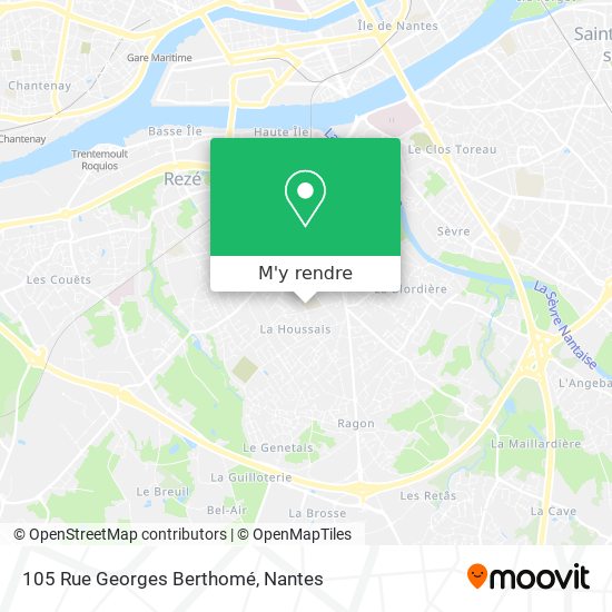 105 Rue Georges Berthomé plan