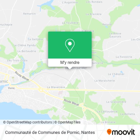 Communauté de Communes de Pornic plan