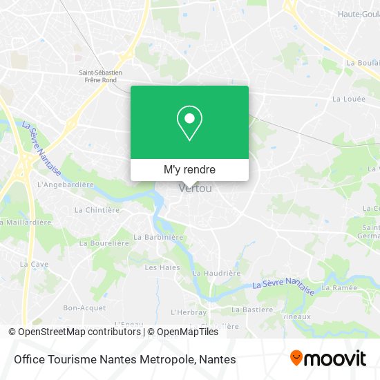 Office Tourisme Nantes Metropole plan