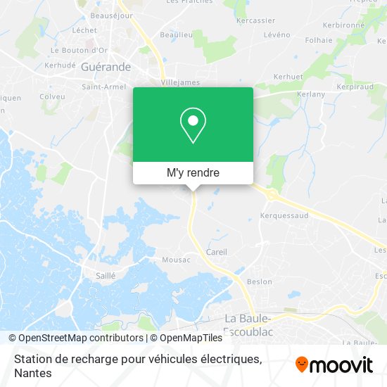 Station de recharge pour véhicules électriques plan