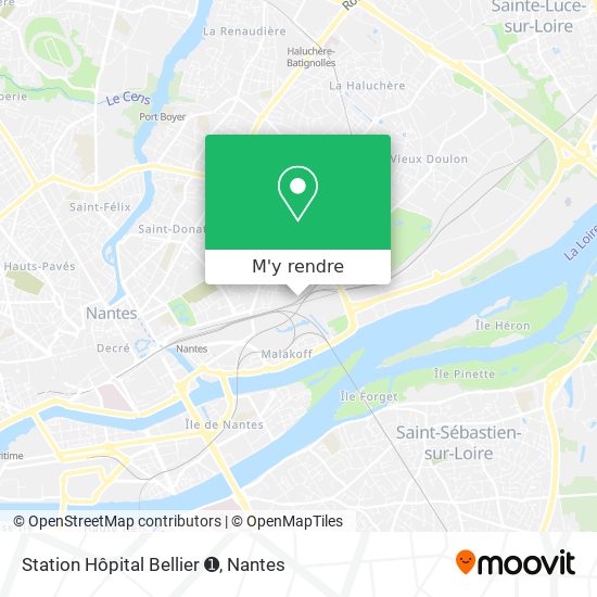 Station Hôpital Bellier ➊ plan
