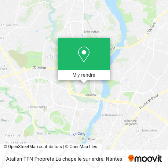 Atalian TFN Proprete La chapelle sur erdre plan