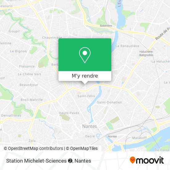 Station Michelet-Sciences ➋ plan