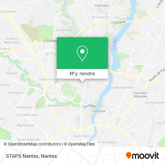 STAPS Nantes plan