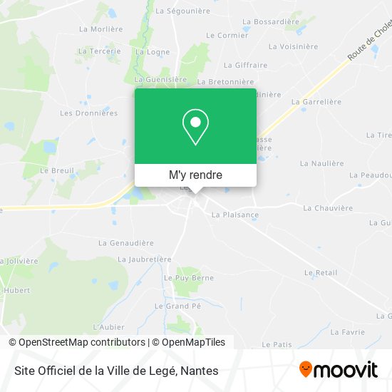 Site Officiel de la Ville de Legé plan