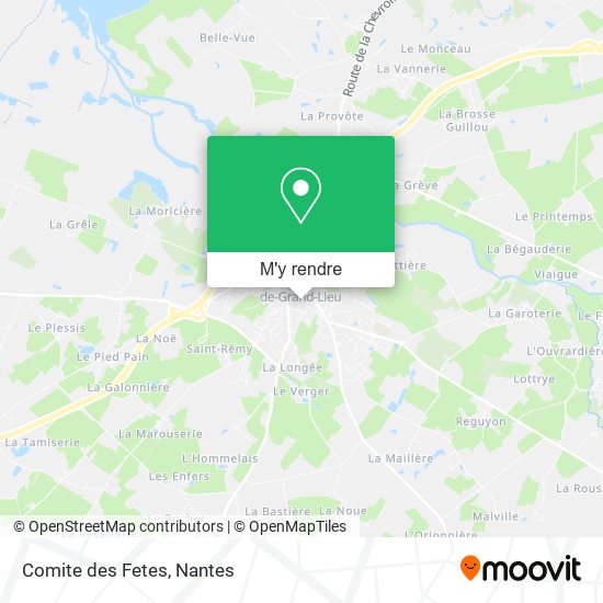 Comite des Fetes plan