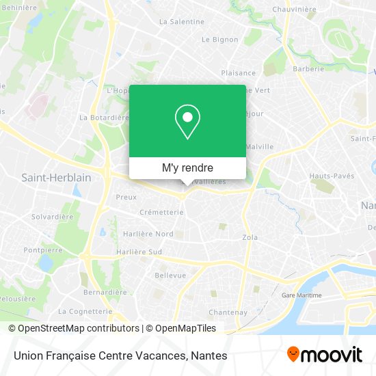 Union Française Centre Vacances plan
