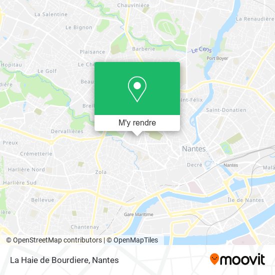 La Haie de Bourdiere plan