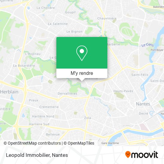 Leopold Immobilier plan