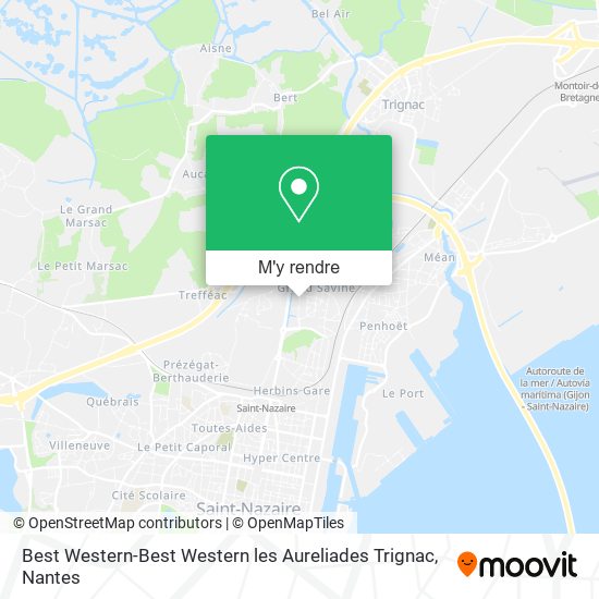 Best Western-Best Western les Aureliades Trignac plan