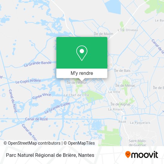 Parc Naturel Régional de Brière plan