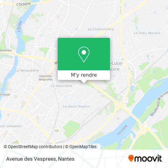 Avenue des Vesprees plan