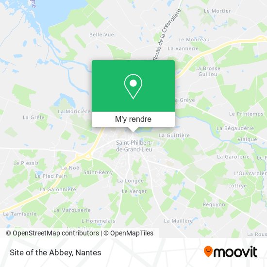 Site of the Abbey plan