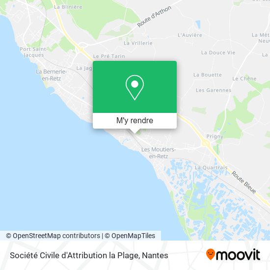 Société Civile d'Attribution la Plage plan